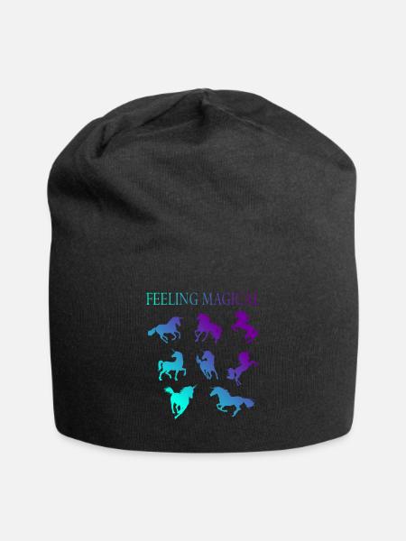 Sich Magisch Fühlen - Jersey-Beanie - Schwarz