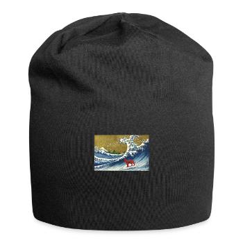 Setter irlandais - Bonnet en jersey - noir - Devant