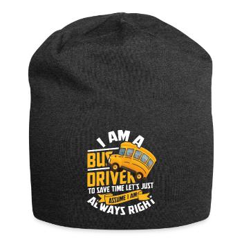 Bus - Jersey-Beanie - Anthrazit - Vorne
