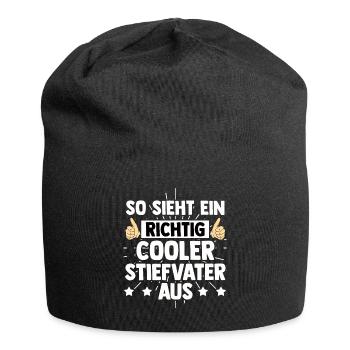 Stiefvater - Jersey-Beanie - Schwarz - Vorne