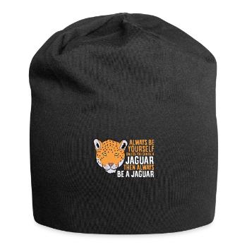 Doux Jaguar Soyez Une Jaguar - Bonnet en jersey - noir - Devant