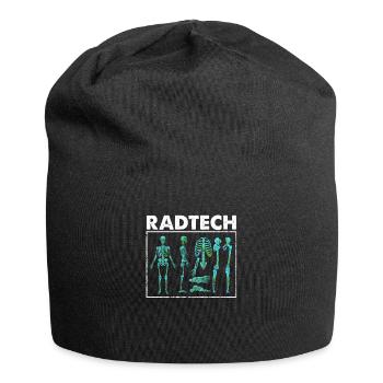 Skeleton x-rays bone radiology - Jersey Beanie - black - Front