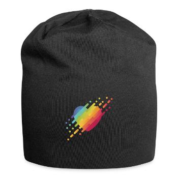 LGBT - Jersey-Beanie - Schwarz - Vorne