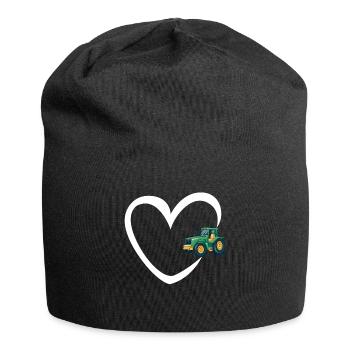 Farmer Heart Tracktor Farmer Bulldog - Jersey Beanie - black - Front