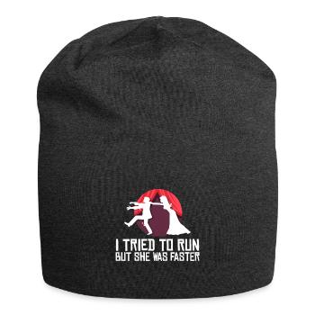 Wedding Tried Running - Jersey-Beanie - Anthrazit - Vorne