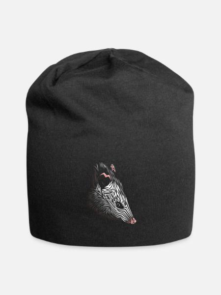 Tribal Opossum - Jersey Beanie - black
