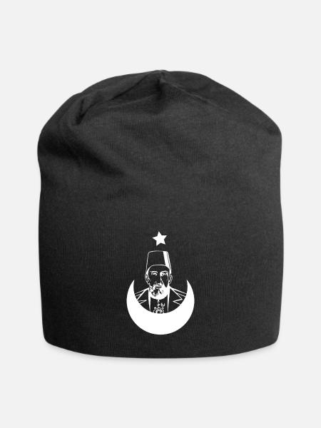 Abdulhamid II Osmanli Türkiye Ottoman Empire - Jersey Beanie - black