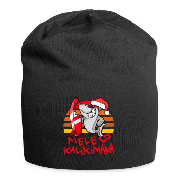 Requin surfeur Mele Kalikimaka - Bonnet en jersey - noir - Devant