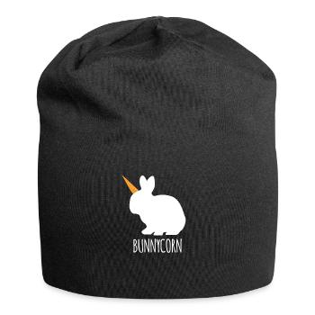 Bunnycorn Funny Easter Sunday Gifts Unicorn Rabbit - Jersey-Beanie - Schwarz - Vorne