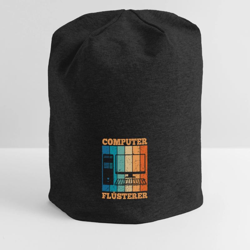 Computerflüsterer Informatiker Retro PC Computer Jersey-Beanie