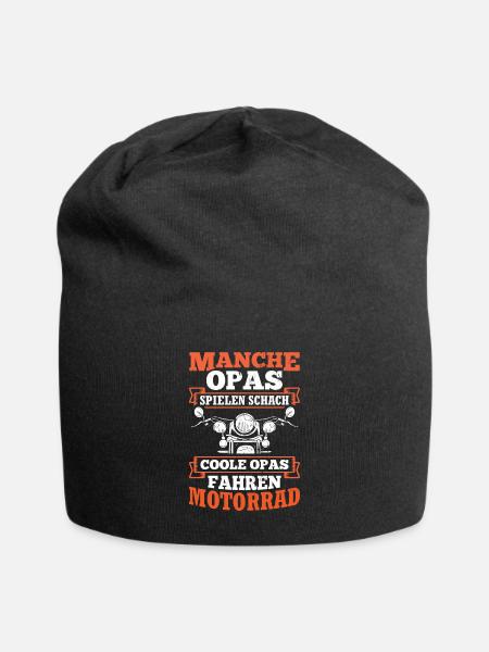 Bike Motorrad Biker - Jersey-Beanie - Schwarz