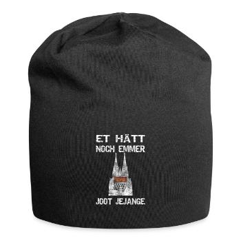 Et hätt noch emmer joot jejange - Jersey-Beanie - Schwarz - Vorne