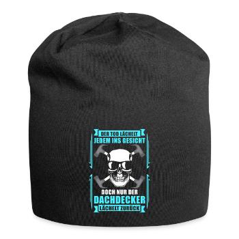 Dachdecker Geschenk | Dachdeckermeister lustiges - Jersey-Beanie - Schwarz - Vorne