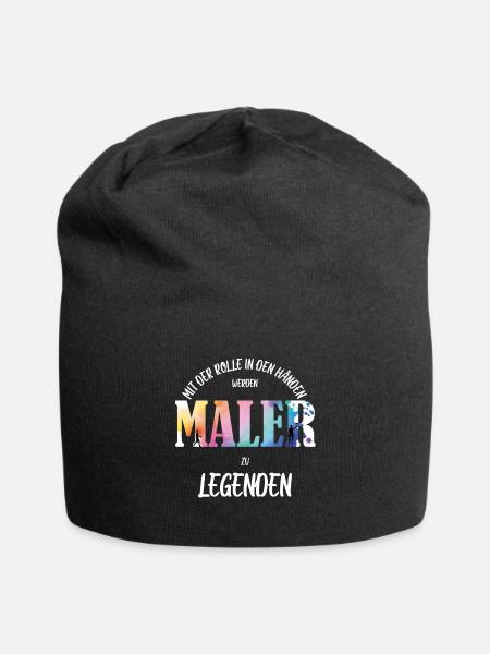 Maler - Jersey-Beanie - Schwarz