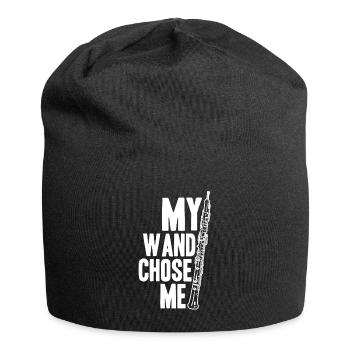 Oboe My Wand Chose Me Oboe - Jersey Beanie - black - Front