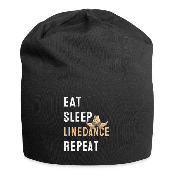 Linedance musique country western danse sport - Bonnet en jersey - noir - Devant