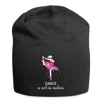 Ballet dancing is art in motion - Jersey Beanie - black - Front