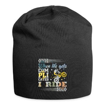 Trial bike saying - Jersey Beanie - black - Front