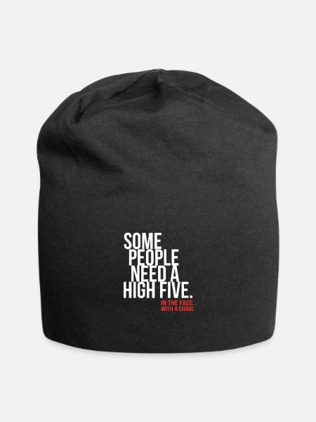 Funny - Jersey Beanie - black