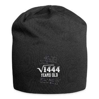 38.Geburtstag 38 Jahre Mathe Formel - Jersey-Beanie - Schwarz - Vorne