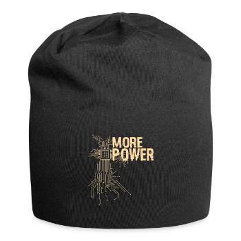 Plus de conception d'ingénieur en matériel électrique - Bonnet en jersey - noir - Devant
