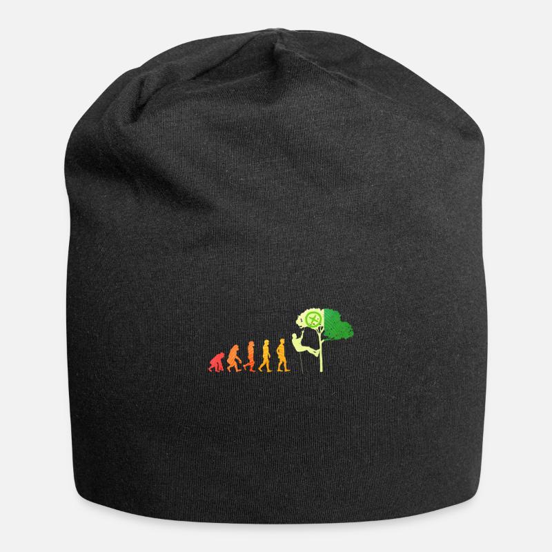 Baumpfleger Baumkletterer Förster Geschenk - Jersey-Beanie - Schwarz