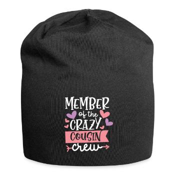 Idée cadeau cousin fou - Bonnet en jersey - noir - Devant