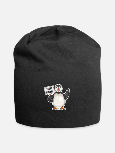 Puffin Gschenk pour Puffin Fan - Bonnet en jersey - noir
