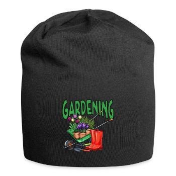 Garden Friends Nursery Nature Gift - Jersey Beanie - black - Front