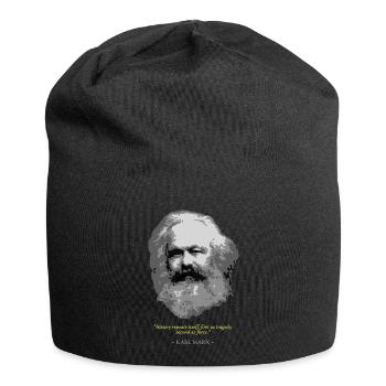 Karl Marx Citation - Bonnet en jersey - noir - Devant