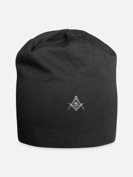 Maçon franc-maçon Illuminati All Seeing Eye - Bonnet en jersey - noir