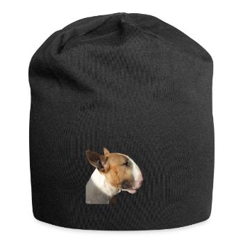 bull-terrier - Bonnet en jersey - noir - Devant