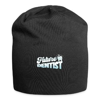 Cadeau de dentiste de dentisterie des dents - Bonnet en jersey - noir - Devant