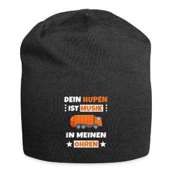 Müllmann Müllabfuhr Müllwagen Müll Lustiger Spruch - Jersey-Beanie - Anthrazit - Vorne