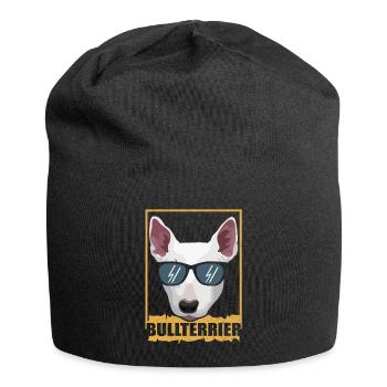 Bull Terrier Bull Terrier Cadeau Amoureux des Chiens - Bonnet en jersey - noir - Devant