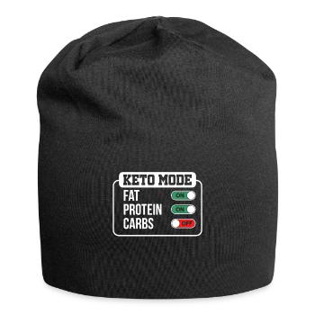 Diet Avocado Keto Gift - Jersey Beanie - black - Front