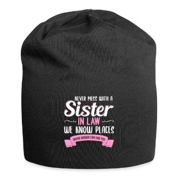 Cadeau de beau-frère de la famille fière de son gendre - Bonnet en jersey - noir - Devant