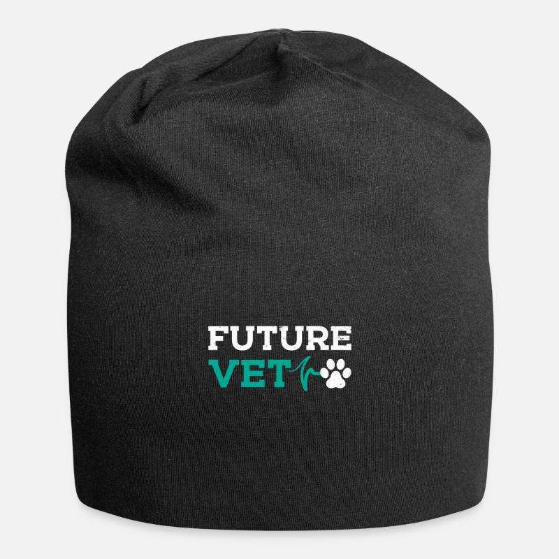 Veterinary School Future Vet... Tierarzt - Jersey-Beanie - Schwarz