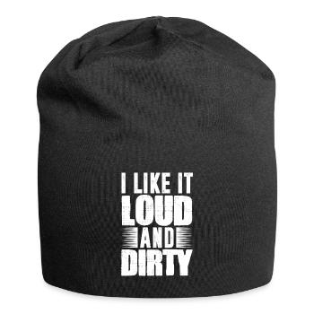 Motocross Geschenk - Jersey-Beanie - Schwarz - Vorne