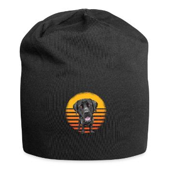Labrador - Jersey-Beanie - Schwarz - Vorne