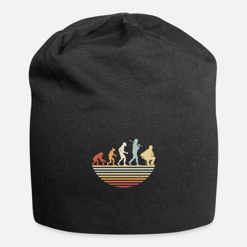 Accordion Evolution - Jersey-Beanie - Schwarz