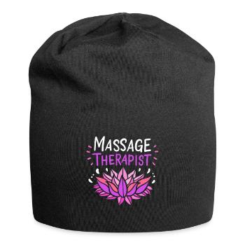 Masseur Massage - Bonnet en jersey - noir - Devant
