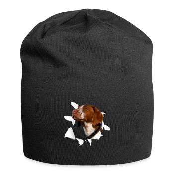 Epagneul Breton Tshirt Epagneul Breton Hund Shirt - Jersey-Beanie - Schwarz - Vorne