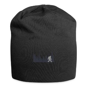 Bigfoot Wandern Wald Sasquatch humor - Jersey-Beanie - Schwarz - Vorne