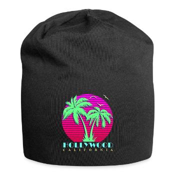 Hollywood - Jersey Beanie - black - Front