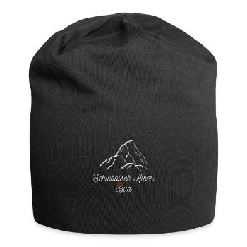 Schwäbisch Alber Bua - Region Schwäbische Alpen - Jersey-Beanie - Schwarz - Vorne