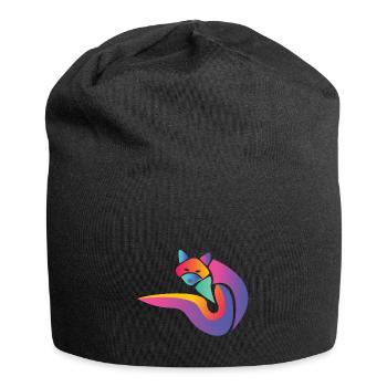 Renard nature renards foxy animal sauvage mignon - Bonnet en jersey - noir - Devant