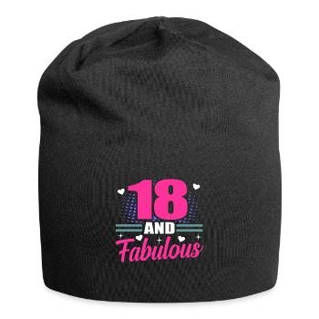 18th birthday - Jersey Beanie - black - Front