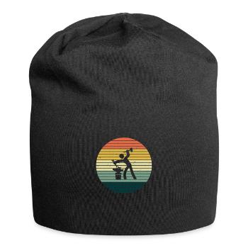 Blacksmith Farrier Locksmith Vintage Gift Idea - Jersey Beanie - black - Front
