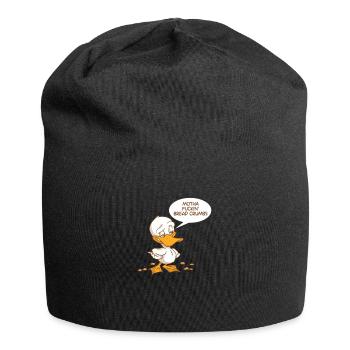 Motha Fuckin Bread Crumbs Funny Duck Farm Animal - Jersey Beanie - black - Front